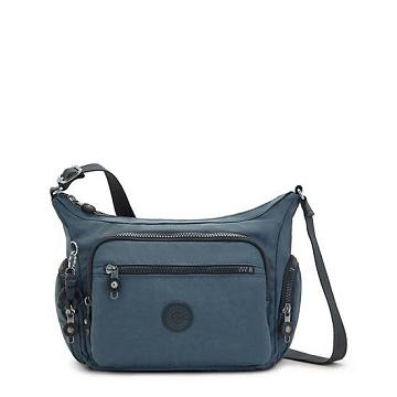 Kipling Gabbie Small Crossbody Taske Mørkeblå Grå | DK 1132PJ